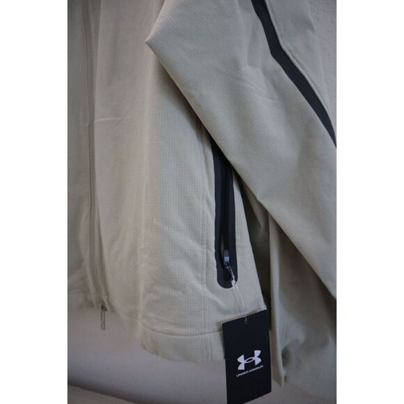 Under Armour 1385895-289 Women Sz 2XL Khaki Base Unstoppable Vented Jacket - Picture 4 of 16